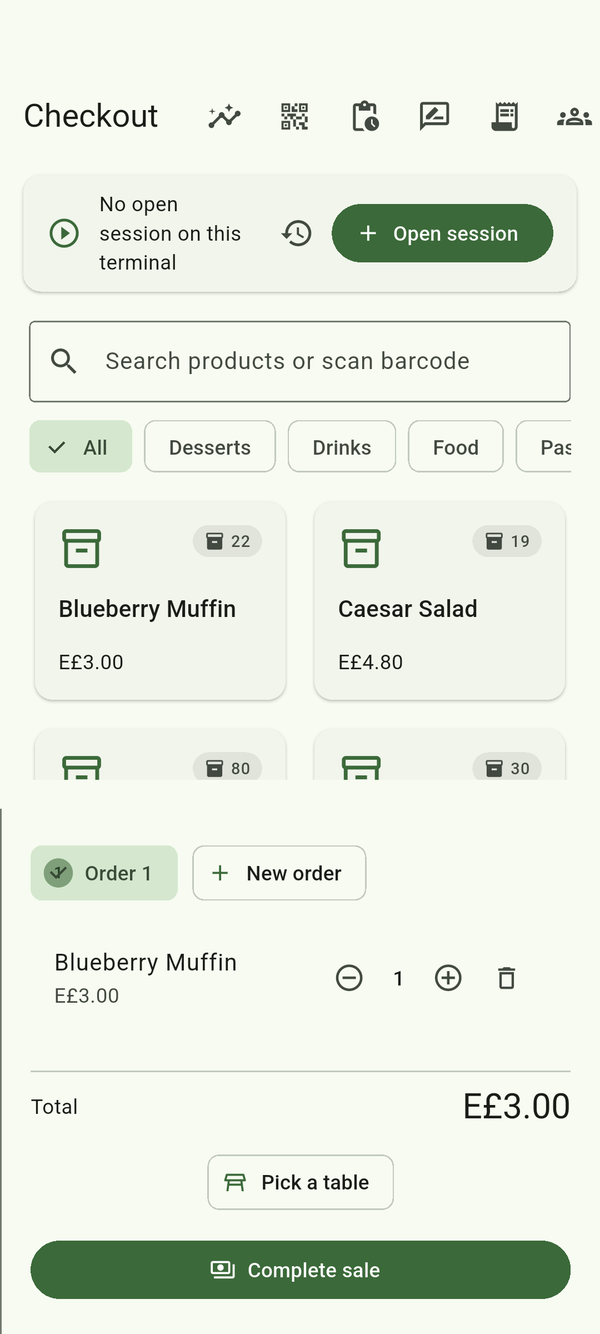 Cart & payment
